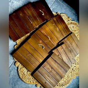 Crafter’s bundle set of 11 Rustic Wooden Wall Art Panels. New. DIY